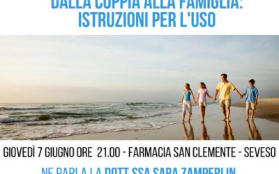 “Dalla coppia alla famiglia: istruzioni per l’uso”: serata a tema a Seveso